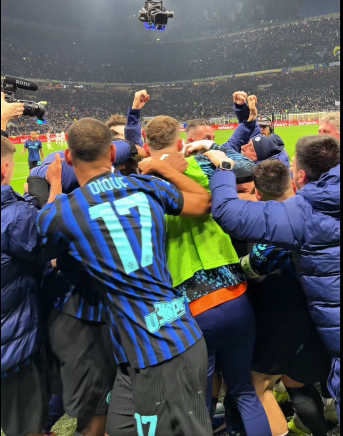 Cum a sărbătorit Inter victoria cu Juventus