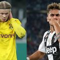 Erling Haaland și Paulo Dybala FOTO Guliver/Gettyimages