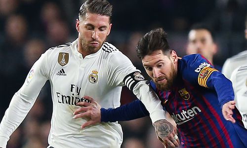 Sergio Ramos și Lionel Messi FOTO Guliver/Gettyimages