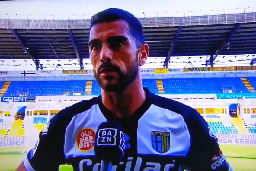 Graziano Pelle (35 de ani) a vorbit despre relația cu Dennis Man (22 de ani) și Valentin Mihăilă (21 de ani), chiar la pauza meciului dintre Parma și AS Roma.