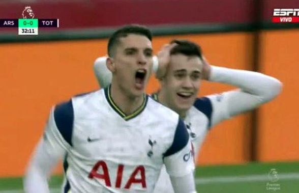 Gol fabulos în Premier League! Arsenal, victima unei execuții de excepție în derby-ul cu Tottenham