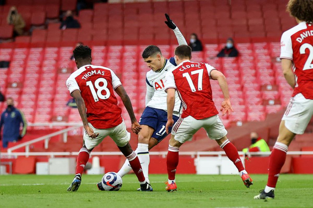 Gol fabulos în Premier League! Arsenal, victima unei execuții de excepție în derby-ul cu Tottenham