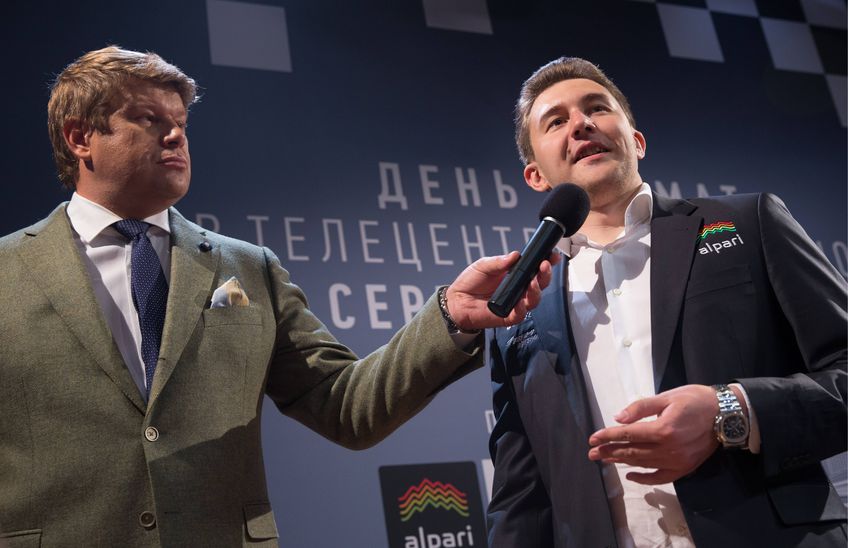 Sergey Karjakin, în dreapta imaginii / FOTO: Imago-Images