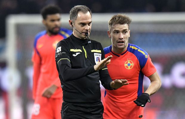 Victorie cu arbitraj catastrofal, pro-FCSB: penalty nedat și „roșu” ridicol pentru Farul