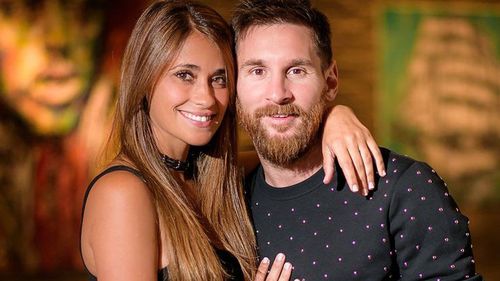 Antonela și Lionel Messi