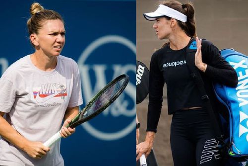 Simona Halep se pregătește pentru duelul de gală cu Sorana Cîrstea, din optimile Indian Wells.