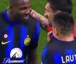 Gestul lui Thuram asupra lui Savic, în Atletico - Inter