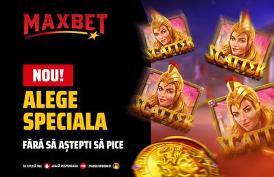Nou pe Maxbet.ro - Începe weekendul cu oferta la Specială