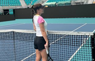 Simona Halep s-a antrenat pe terenul central al turneului din Miami