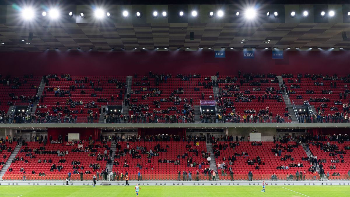 Stadion-octogon în centrul Capitalei, cu un turn de 112 metri! Imagini unice cu proiectul finalizat în 2019