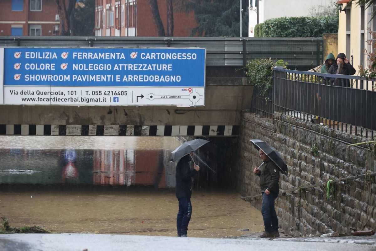 Inundații Florența 2025