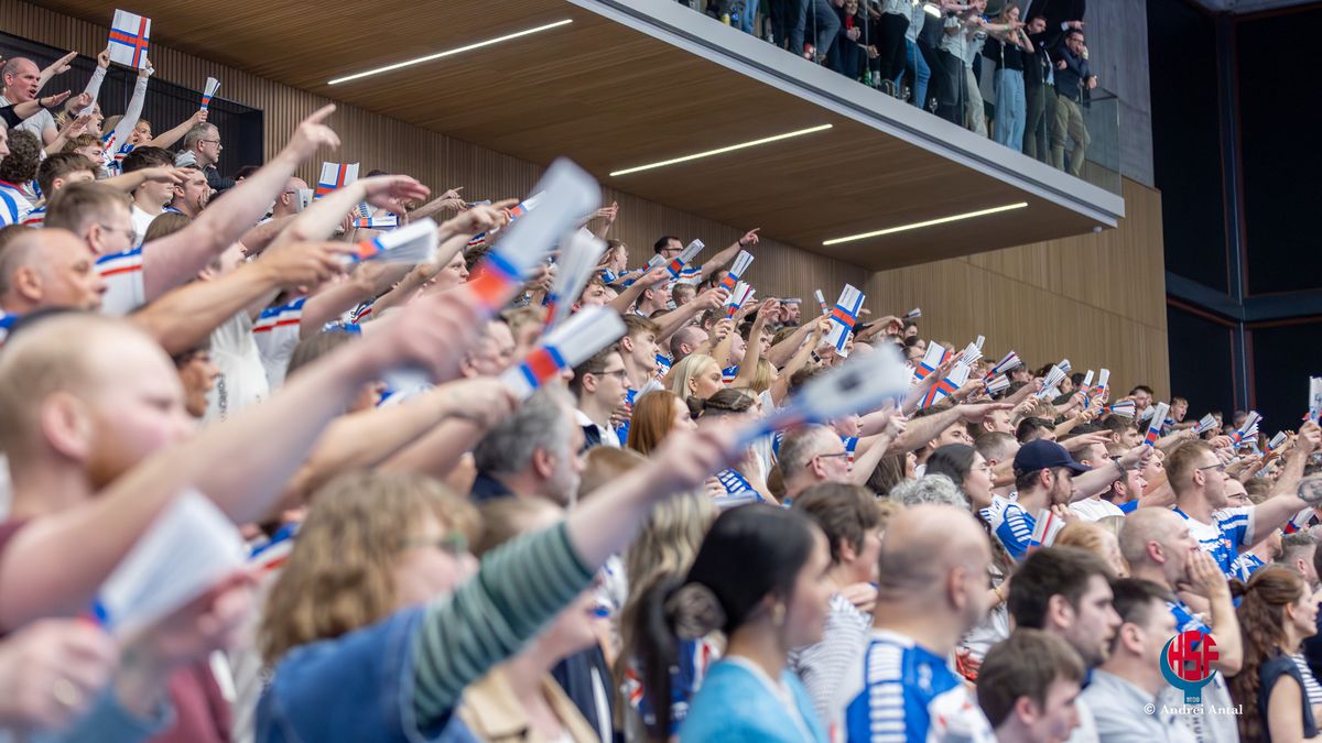 Imagini senzaționale din Insulele Feroe » Noua sală polivalentă, FULL la un rezultat mare din preliminariile Euro 2026 de handbal masculin