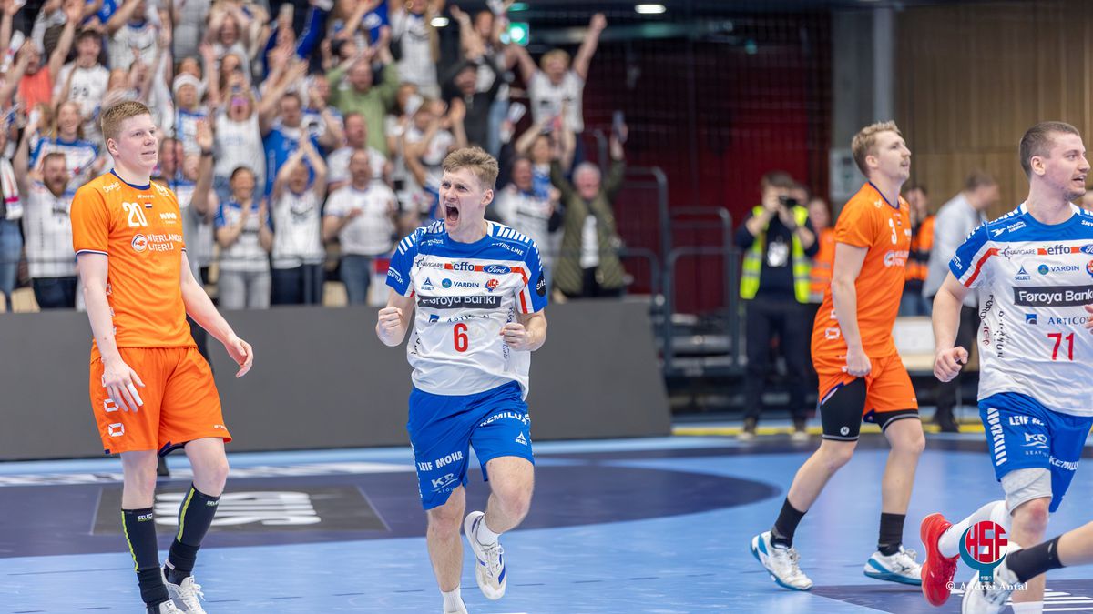 Imagini senzaționale din Insulele Feroe » Noua sală polivalentă, FULL la un rezultat mare din preliminariile Euro 2026 de handbal masculin