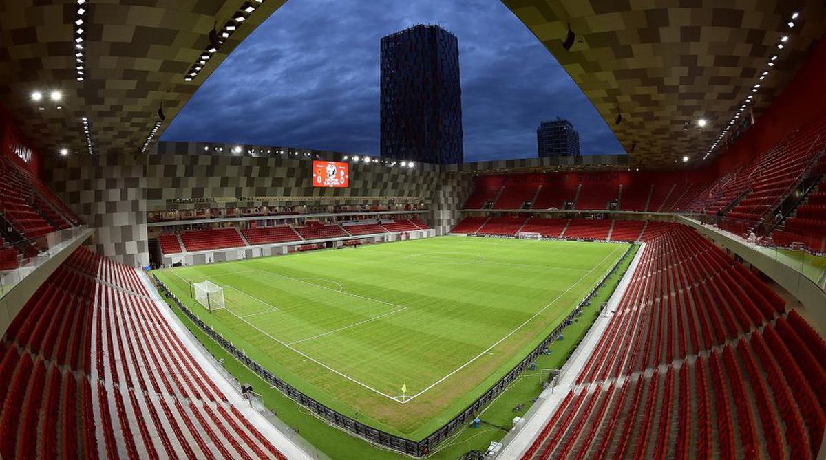 Stadion-octogon în centrul Capitalei, cu un turn de 112 metri! Imagini unice cu proiectul finalizat în 2019