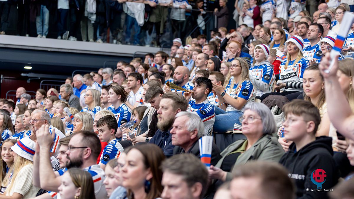 Imagini senzaționale din Insulele Feroe » Noua sală polivalentă, FULL la un rezultat mare din preliminariile Euro 2026 de handbal masculin