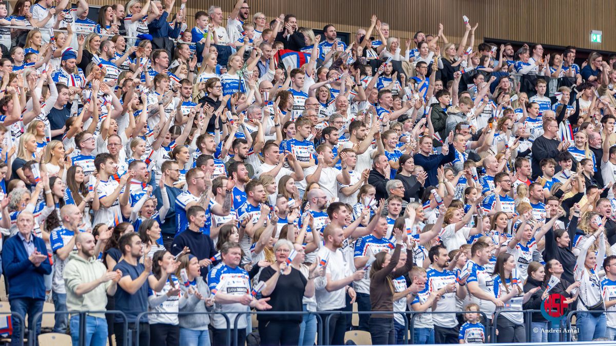 Imagini senzaționale din Insulele Feroe » Noua sală polivalentă, FULL la un rezultat mare din preliminariile Euro 2026 de handbal masculin