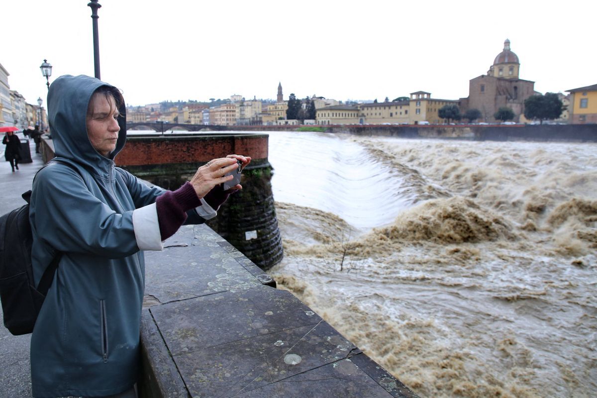 Inundații Florența 2025