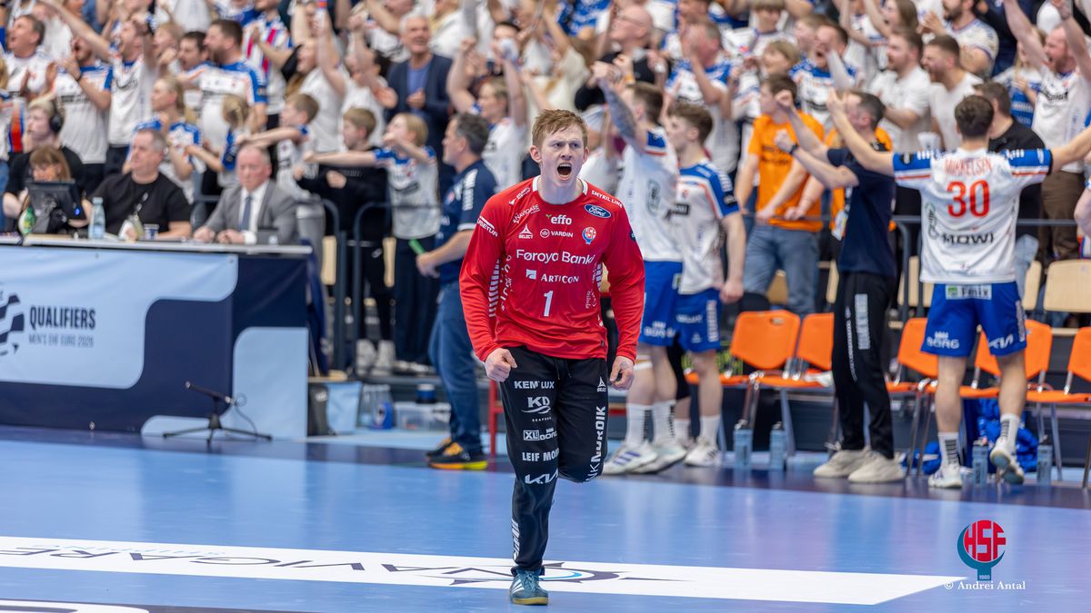 Imagini senzaționale din Insulele Feroe » Noua sală polivalentă, FULL la un rezultat mare din preliminariile Euro 2026 de handbal masculin