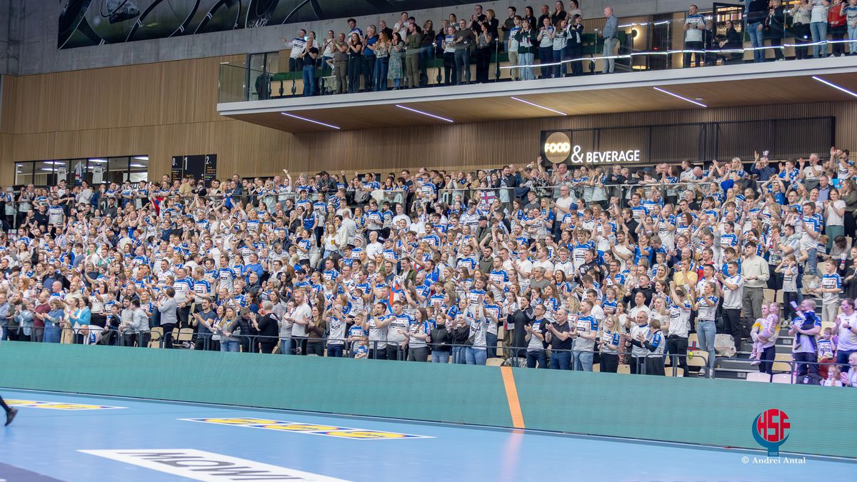 Imagini senzaționale din Insulele Feroe » Noua sală polivalentă, FULL la un rezultat mare din preliminariile Euro 2026 de handbal masculin