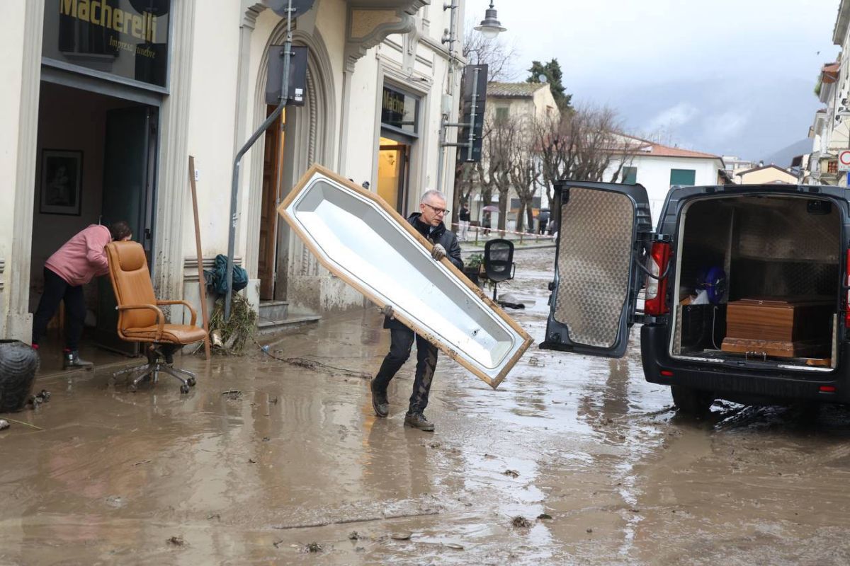 Inundații Florența 2025