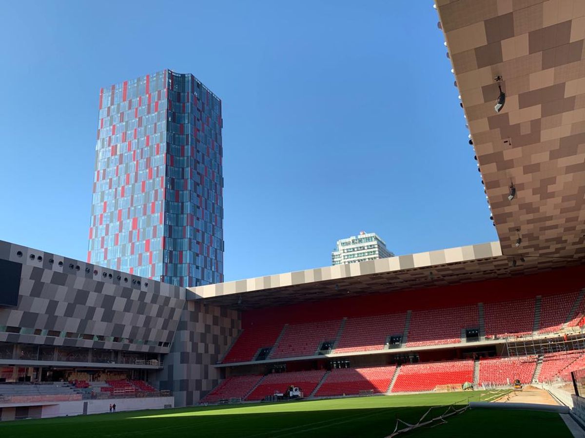 Stadion-octogon în centrul Capitalei, cu un turn de 112 metri! Imagini unice cu proiectul finalizat în 2019