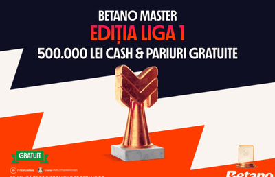 Fii maestrul Betano Master și câștigă 500.000 Lei Cash
