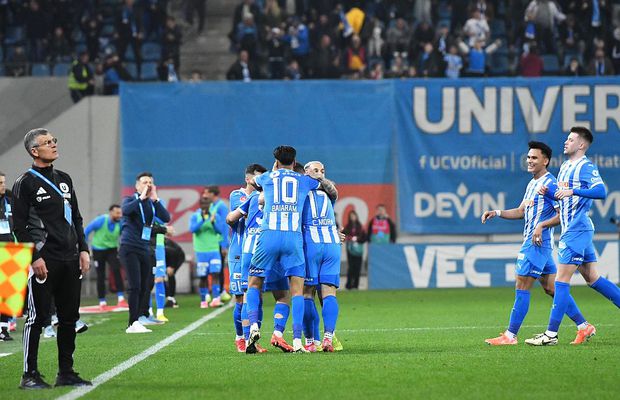 Universitatea Craiova - U Cluj 3-0 » Olteni de titlu? „Juveții” reușesc un start fulminant în play-off și urcă pe primul loc!