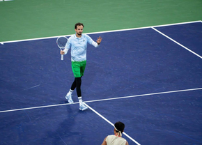 Controversă la Indian Wells! Medvedev s-a bucurat ostentativ după victoria din sferturi, iar adversarul a reacționat prompt
