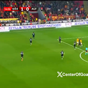 Ianis Hagi, gol în meciul cu Goztepe / foto: captură X