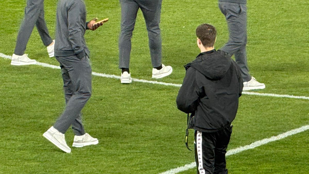 Rapid - Dinamo, imagini de la nivelul gazonului înaintea partidei