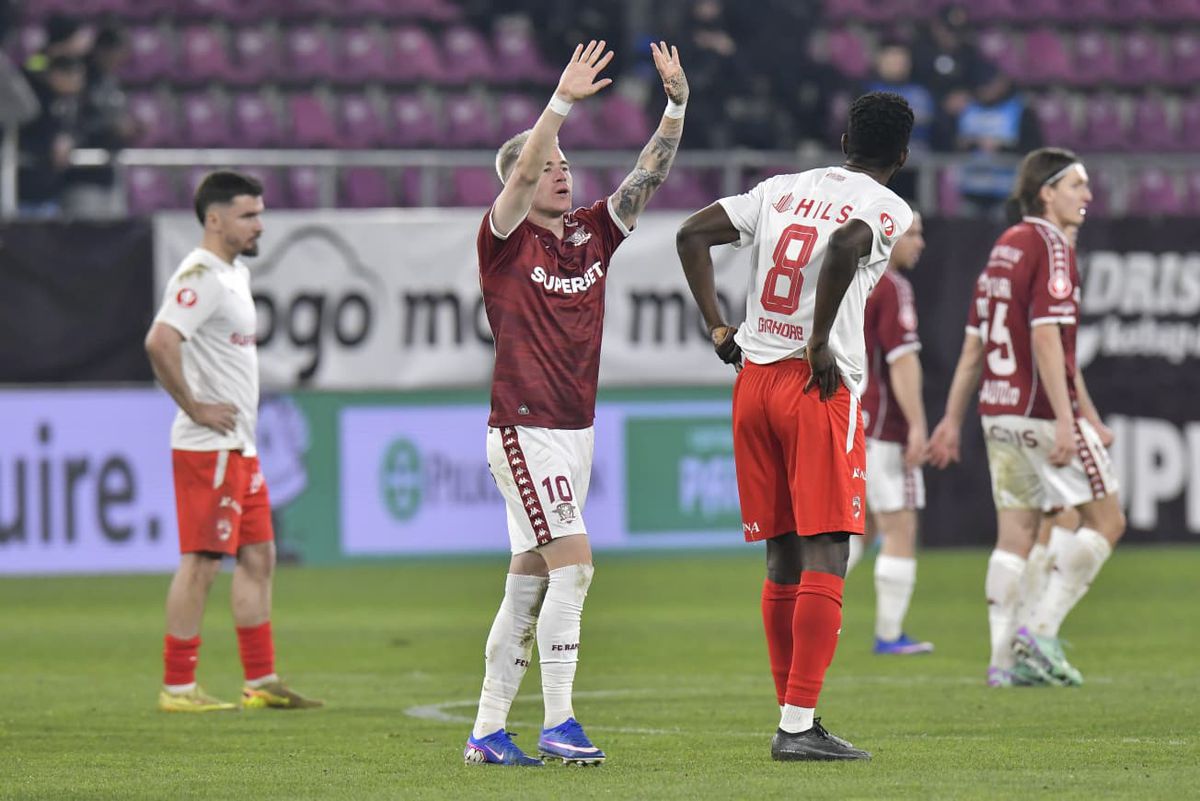 Prunea și Săpunaru au avut câte un remarcat în Rapid - Dinamo: „Au câștigat un jucător în seara asta!”