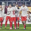 Danny Armstrong, Alex Pop, Cîrjan, Gnahore, Musi și Matteo Duțu, în Rapid - Dinamo// FOTO: Cristi Preda (GSP.ro)