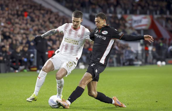 Dennis Man și PSV au ratat primul glonț! Eșec surprinzător în Olanda: titlul rămâne după colț