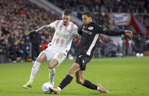 Dennis Man și PSV au ratat primul glonț! Eșec surprinzător în Olanda: titlul rămâne după colț