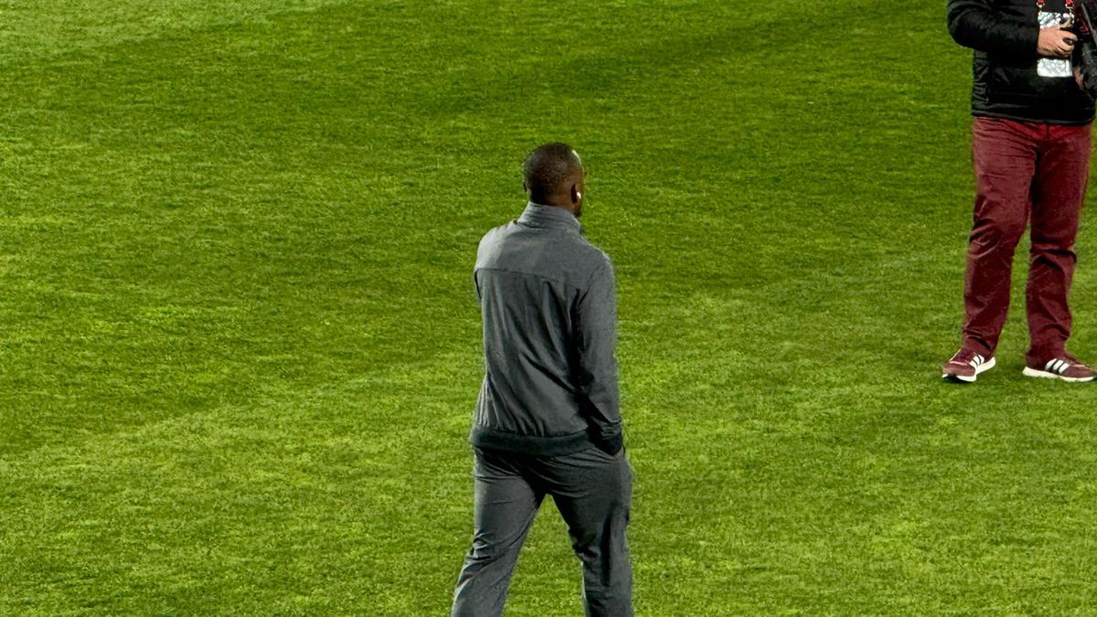 Rapid - Dinamo, imagini de la nivelul gazonului înaintea partidei