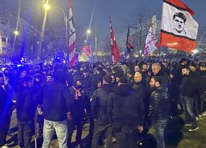 Rapid - Dinamo, derby cu gândul la titlu » Momente tensionate în drumul spre stadion! Reporterii GSP transmit toate imaginile și informațiile