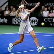 Gisela Dulko, la un meci demonstrativ în 2024 / FOTO: GettyImages