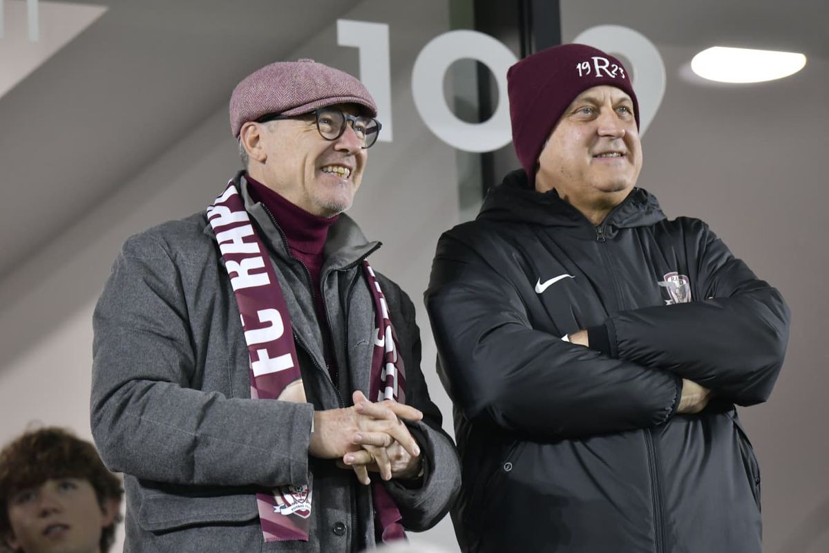 Rapid - Dinamo, imagini de la nivelul gazonului înaintea partidei