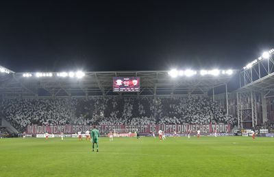 Scenografia din derby-ul Rapid - Dinamo » Mesajele afișate de galeriile rivale