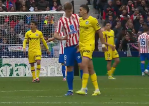 Un gol fantastic și un cartonaș roșu pentru o atingere în zona intimă au ajutat-o pe Atletico