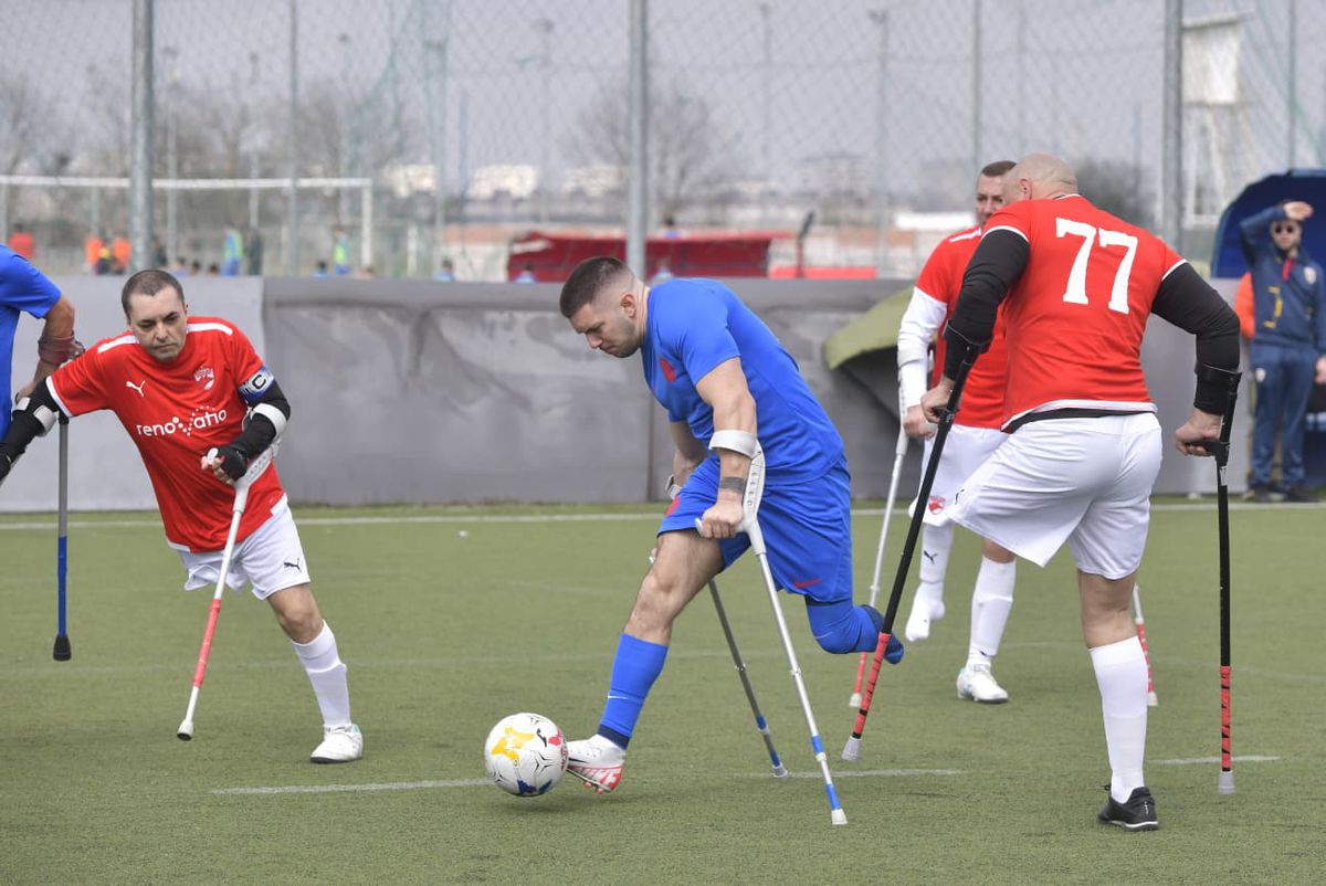 Fotbal pentru amputați, FCSB - Dinamo