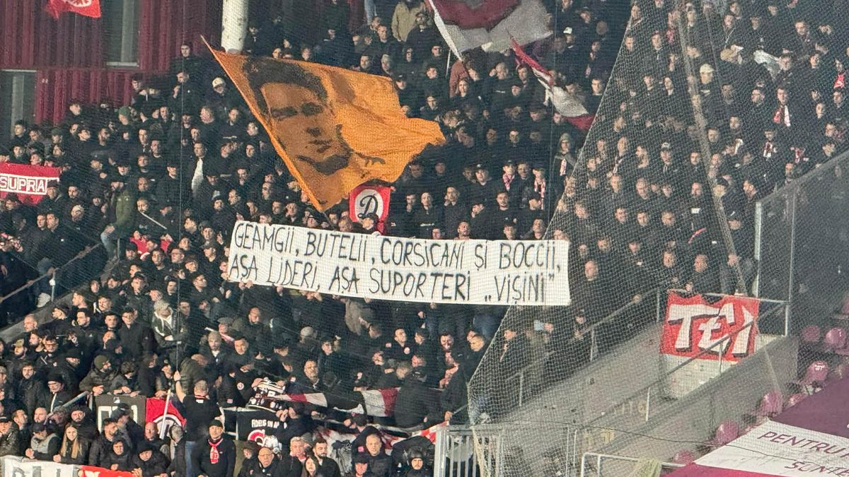 „Azi în galerie, mâine în pușcărie”: replică pentru dinamoviști, după bannerele abominabile de la Rapid - Dinamo