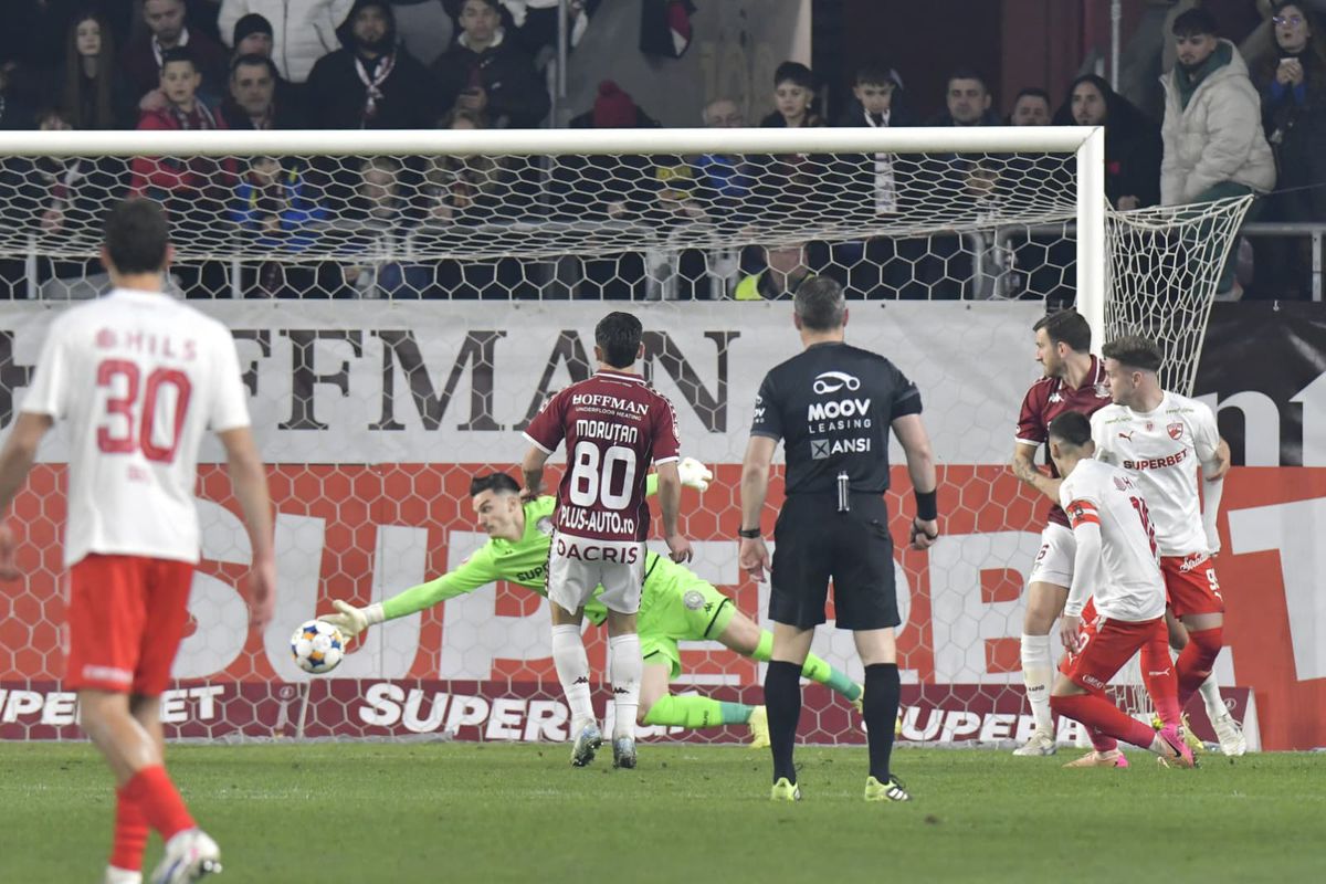 Prunea și Săpunaru au avut câte un remarcat în Rapid - Dinamo: „Au câștigat un jucător în seara asta!”