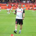 Thomas Neubert, la încălzirea jucătorilor de la FCSB înainte de derby-ul cu Dinamo/ foto: Ionuț Iordache (GSP)