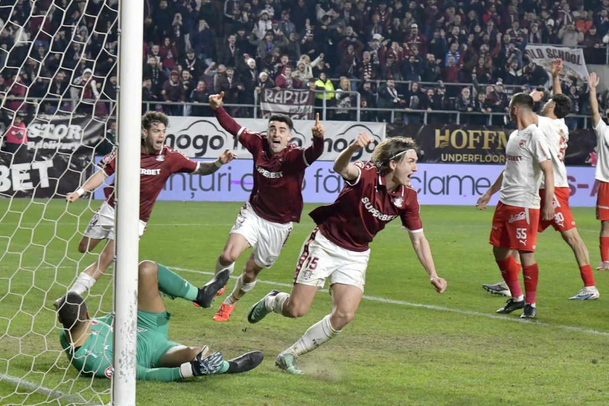 Rapid o bate pe Dinamo și e LIDERUL Superligii! Derby intens, DISTRUS de Istvan Kovacs » Noul clasament