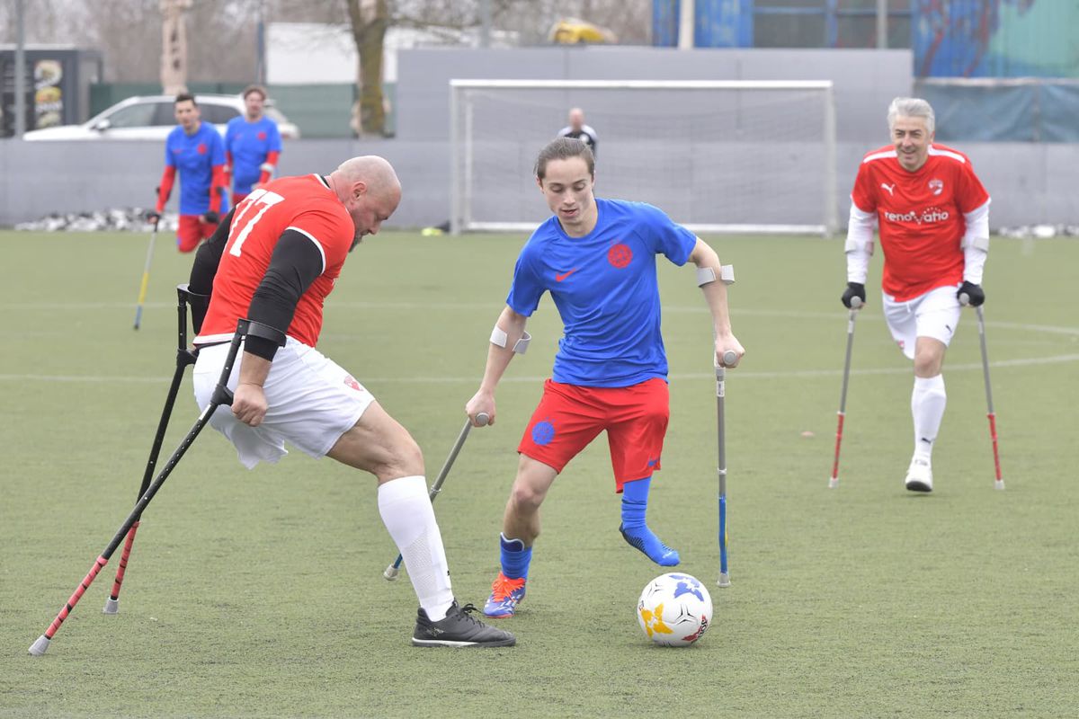 Fotbal pentru amputați, FCSB - Dinamo