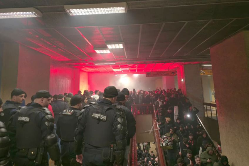 Ce a făcut galeria lui Dinamo, în drum spre Giulești