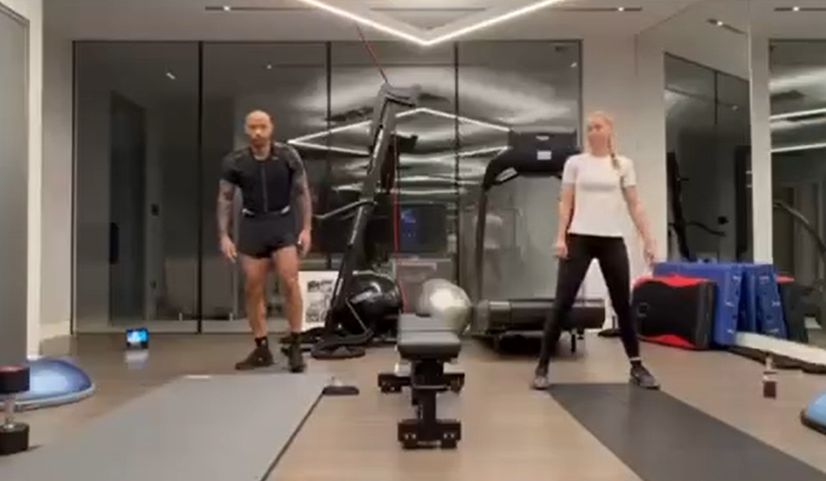 Andrea Rajacic, partenera lui Thierry Henry