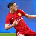 Alexandru Cîmpanu, sărbătorind primul lui gol în China