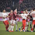 Imagini de la finalul derby-ului Rapid - Dinamo/ foto Cristi Preda GSP